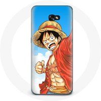 Maniacase Hoesje voor Samsung Galaxy A3 2016 Manga One piece Luffy Anime