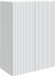 vidaXL Wandkast 66 x 34,5 x 90 cm Bewerkt hout Wit