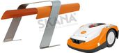SKANA™ Parts Maairobotgarage ONE 1.0 Custom STIHL-stijl in zilver en oranje