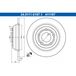 ATE Lot De 2 Disques De Frein 24.0111-0197.1 Ford 2413300 L1tc-2a315-aa