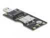 DeLOCK 63166 Carte d'interface USB Type-A vers M.2