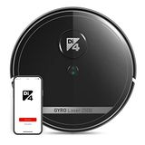 Di4 Gyro Laser 2500 robotstofzuiger 4in1, stofzuigen, vegen, schrobben en dweilen, App-bedienbaar Alexa en Google Home, 7 reinigings programma's, 2500PA, automatisch oplaadbaar, 90 min gebruikstijd.