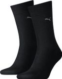 PUMA Classic Sok Heren Sok - 2 pack - Zwart - Maat 43-46