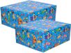 Club van Sinterklaas Cadeaupapier - Blauw - 3 Rollen