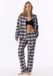 SCHIESSER Geweven Pyjama Dames Lange Mouw Geruit 100% Katoen Multicolor 3