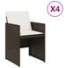 VidaXL Fauteuil de jardin plastique, acier crème, blanc