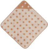 Jollein Badcape Baby - Jersey / Badstof - 75x75 cm - Jacquard - Sun
