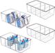 Allecto Premium - Organiseur de réfrigérateur empilable avec 4 compartiments pour boîte de rangement sans BPA dans la cuisine