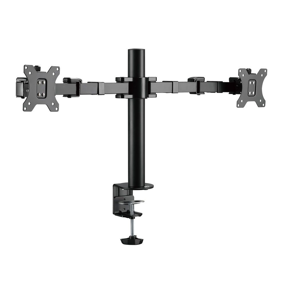 ACT Monitorarm office solid pro - Monitor arm for 2 screens up to 32" - Black