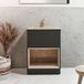 Hudson Reed Hoxton meuble lavabo 60cm - Noir gris, incl. éléments de Hudson Reed lavabo en beige (sable)