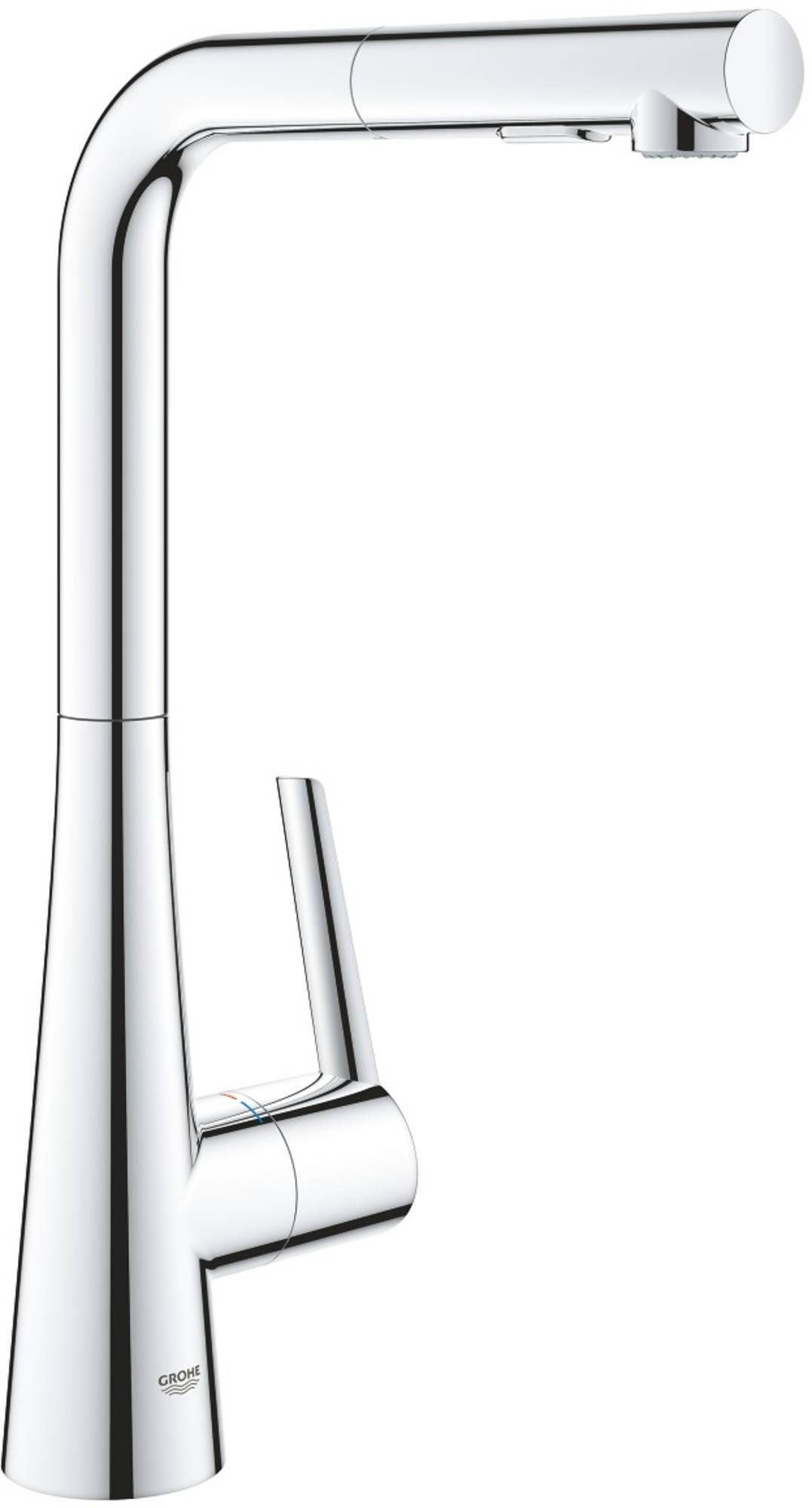 GROHE Zedra Keukenmengkraan Dual Spray 16,1x23,5x38 cm Chroom