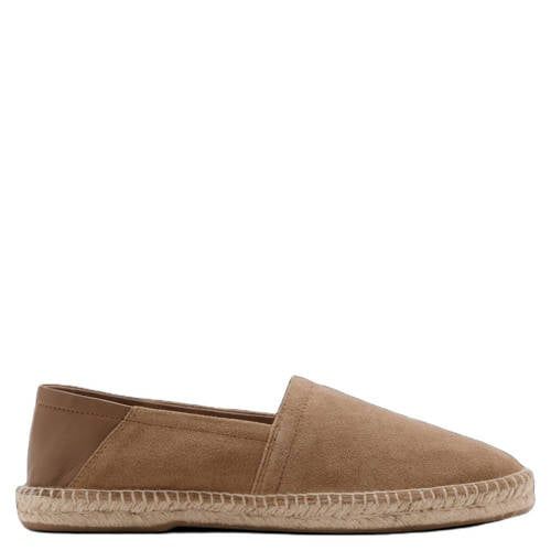 Mango Man suède espadrilles - cognac