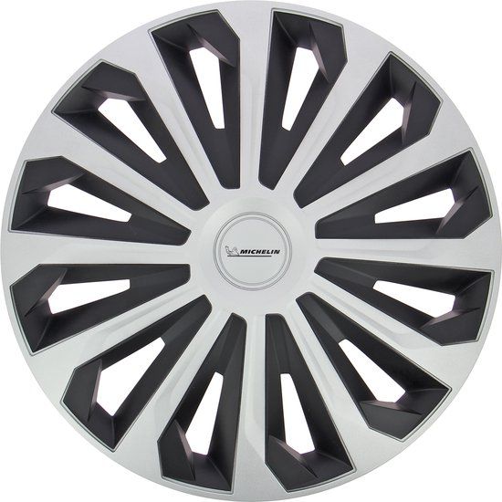 Michelin Wieldoppen 16 inch - Zwart/Zilver - 4 stuks