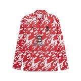 Puma A.C. Milan - Prematch shirt met ritssluiting 1/4, sweatshirt voor wedstrijden, seizoen 2025/2026, officieel product, volwassenen