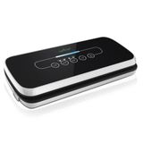 NutriChef Vacuümapparaat voor levensmiddelen, Sous Vide – Vacuum Sealer – folielaseret incl. verzegelingsapparaat wijnsluiting, vacuümsealer luchtzuigslang, 5 vacuümzakken