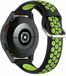 By Qubix Qubix Garmin Forerunner 55 / 245 / 645 - Siliconen sportbandje met gesp - Zwart + groen