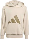 Adidas Essentials Hoodie Beige 7-8 Jaar Kinderen Katoen Unisex Crystal Linen / Khaki Six