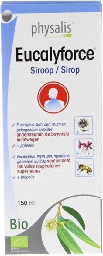 Physalis Eucalyforce Siroop Bio - 150ml