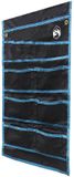 vidaXL Opbergzak Zwart en Blauw Oxford 63,5 x 40 cm