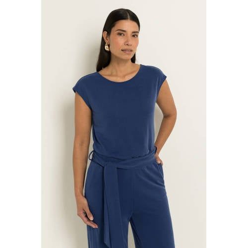 Claudia Sträter jumpsuit donkerblauw