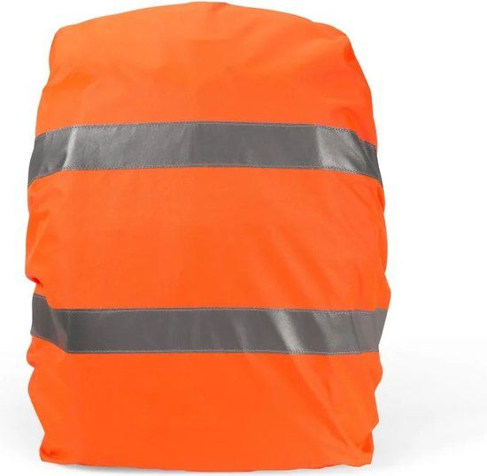 Dicota Regenhülle Hi-Vis 38 liter oranje