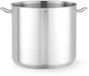 HENDI Marmite en acier inoxydable, 45 l, diamètre 40 cm, hauteur 36 cm, argent, sans couvercle, induction