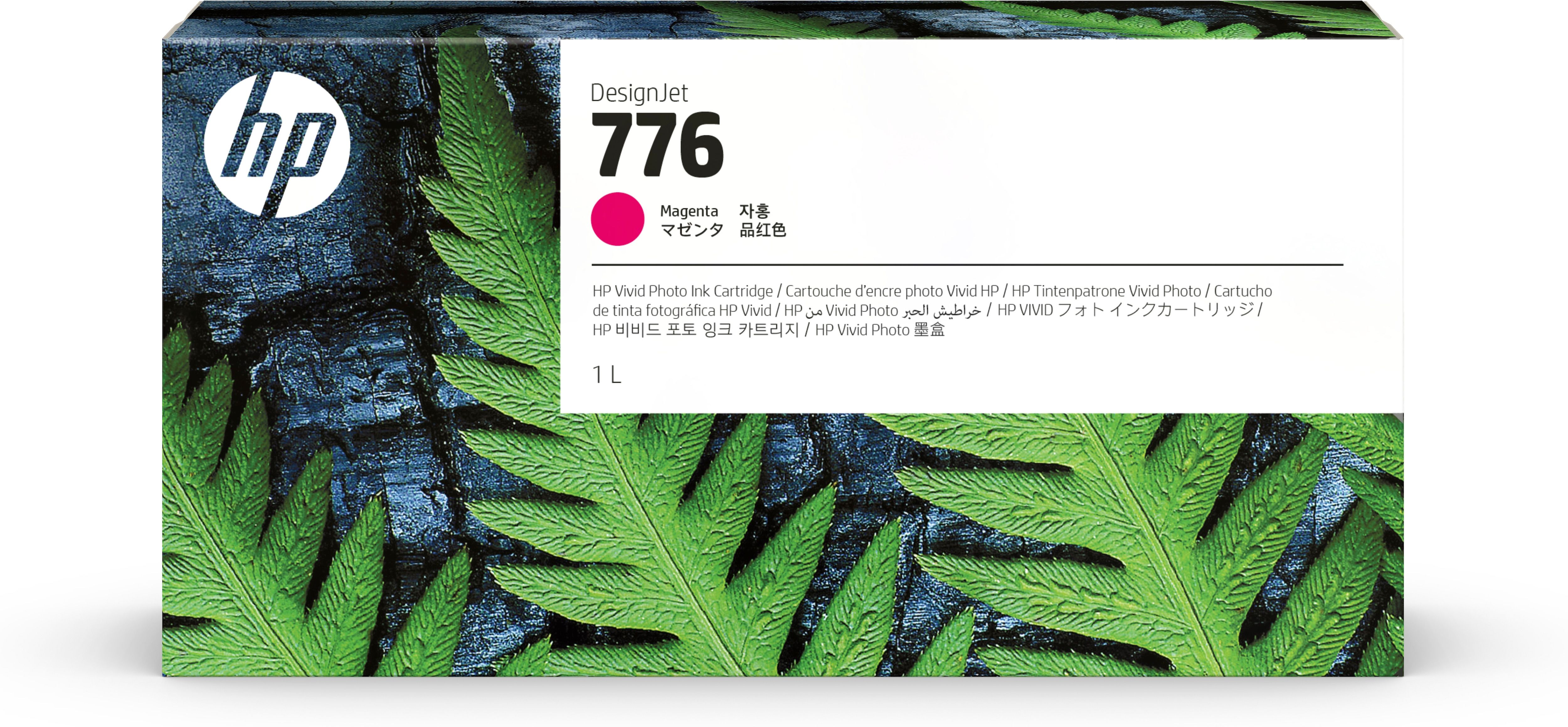 HP 776 Magenta Ink Cartridge - 1 Liter - Original