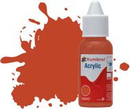 Humbrol - Acrylic Dropper No 100 Red Brown Matt 14 Ml