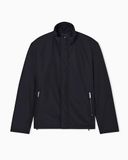 Armani Exchange Essentiële jas voor heren, lange mouwen, logo aan de zijkant, zwart, XS