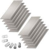Vicco Akoestisch paneel Sonoa, Wit, Set van 12