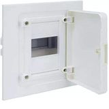 Hager Golf Serie VF - golfbox inbouwserie VF 1 rij 4 modules deur ondoorzichtig wit