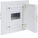 Hager Golf Serie VF - golfbox inbouwserie VF 1 rij 4 modules deur ondoorzichtig wit