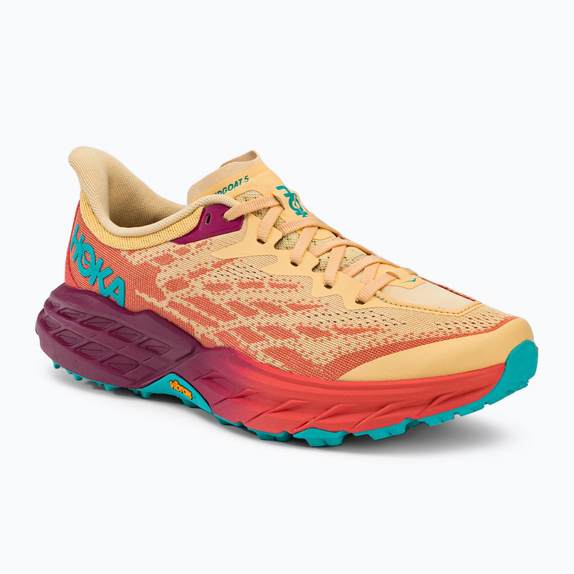 Hoka One One Speedgoat 5 - Dames - Trailrunning schoenen - oranje - US 7 / EU 38 2/3 - 2023