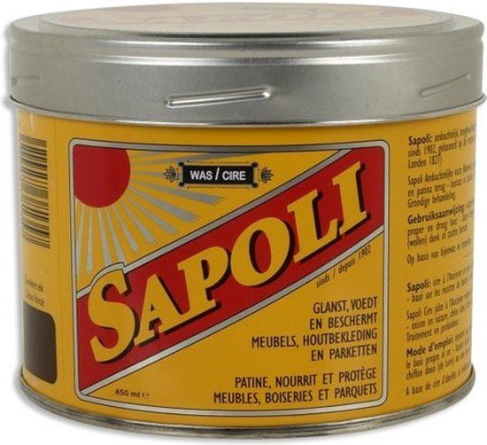 ERES SAPOLI - Boenwas - Vast midden eik - 450 ML - 38125