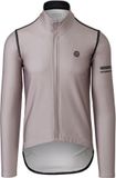 AGU Rain Jersey - Thermo Fietsshirt Lange Mouwen - Wielrenshirt Heren - Grijs - Windbestendig - Waterafstotend - Ademend eVent DVStretch - XXL
