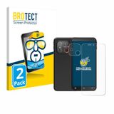 BROTECT - Screenprotector voor Emporia Smart 7 Lite (Voor+Camera) - Folie Beschermfolie transparant 2 Stuks