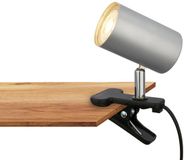 Briloner Klem - Lampe de bureau - 2766014 - Pivotant - À pince - Interrupteur sur câble - Commande par fiche - 16,5 x 6,5 x 12 cm - Chrome mat