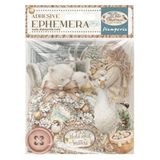 Stamperia - White Christmas Ephemera for Scrapbooking, Albums, Card Making, Bullet Journalling and More