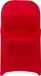 VEVOR Stoelhoezen, 50 stuks, rood polyester elastaan, stretch hoezen voor bruiloft, feest, diner, banket, platte voorstoelhoezen, geschikt voor stoelafmetingen tot 45 x 46 x 77 cm