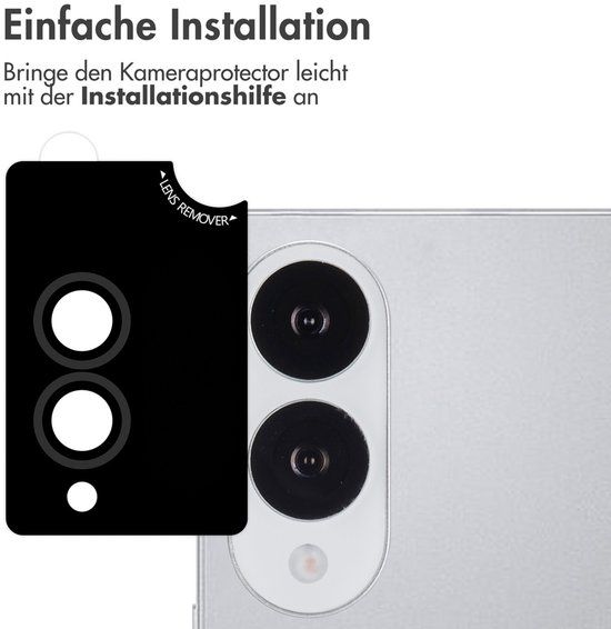 imoshion Camera Lens Protector - Geschikt voor Samsung Galaxy S25 Edge - 2 Pack