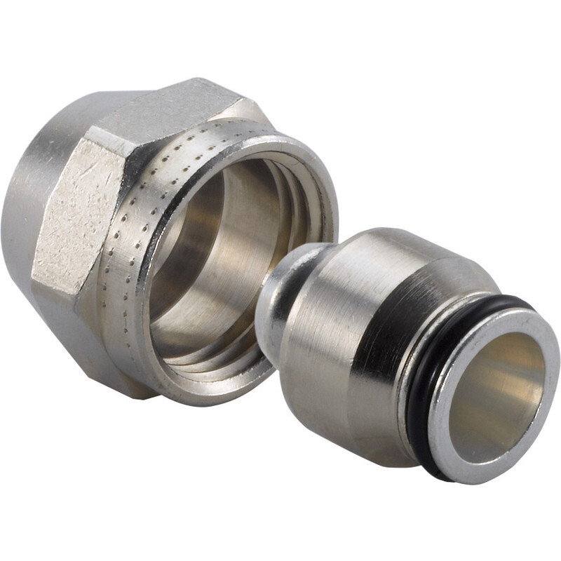 Uponor MLC klemkoppeling 2-delig 3/4"x20mm euroconus