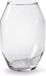 Jodeco Bloemenvaas Diamant - helder transparant - glas - 17 x 25 cm - diamant vorm vaas