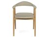 Chaise en chêne massif et tissu bois / beige
