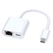 ROLINE USB 3.2 Gen 2 naar Gigabit Ethernet Converter, 1x PD Port, Wit