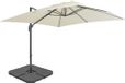 Syfax Parasol zandkleurig met draagbare voet