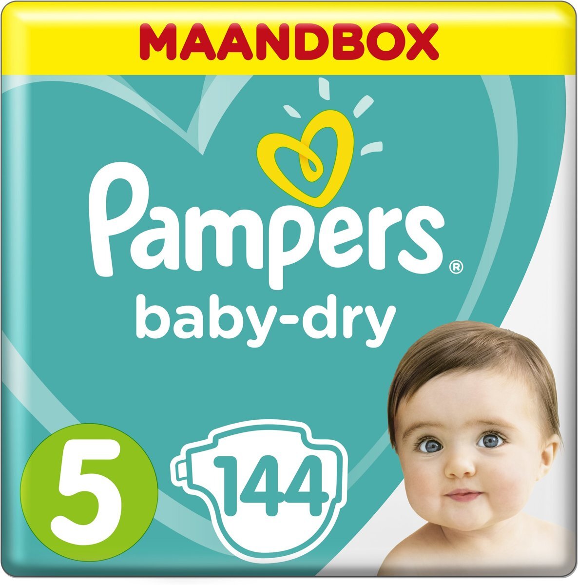 Pampers Baby Dry Luiers Maat 5 11-16 kg 144 stuks