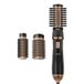 VEVOR Brosse à air chaud, coiffant, set de brosses coiffantes ioniques à air chaud avec 3 têtes de brosse à revêtement céramique (40/50/50 mm), styler et volumizer 4-en-1, brosse soufflante avec 3 températures pour lisser et boucler