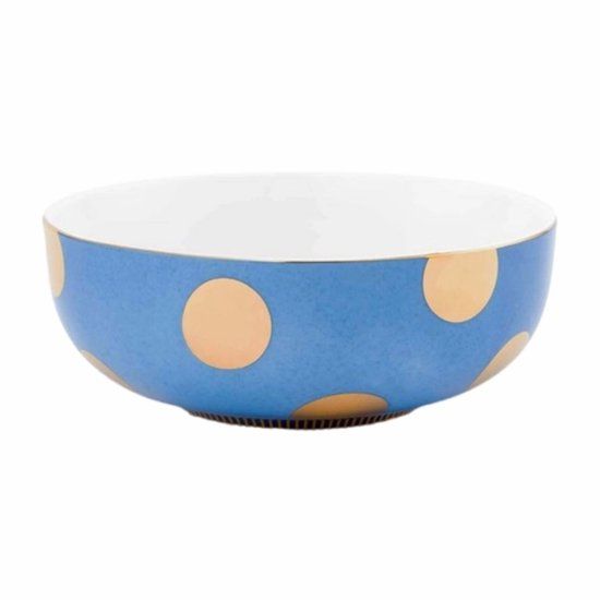 Pip Studio Kom Dot Delight Light Blue-Gold 15 cm (Set van 2)