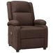 vidaXL Fauteuil de massage électrique Marron