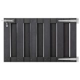 VidaXL Poort 100x60 cm hkc gris